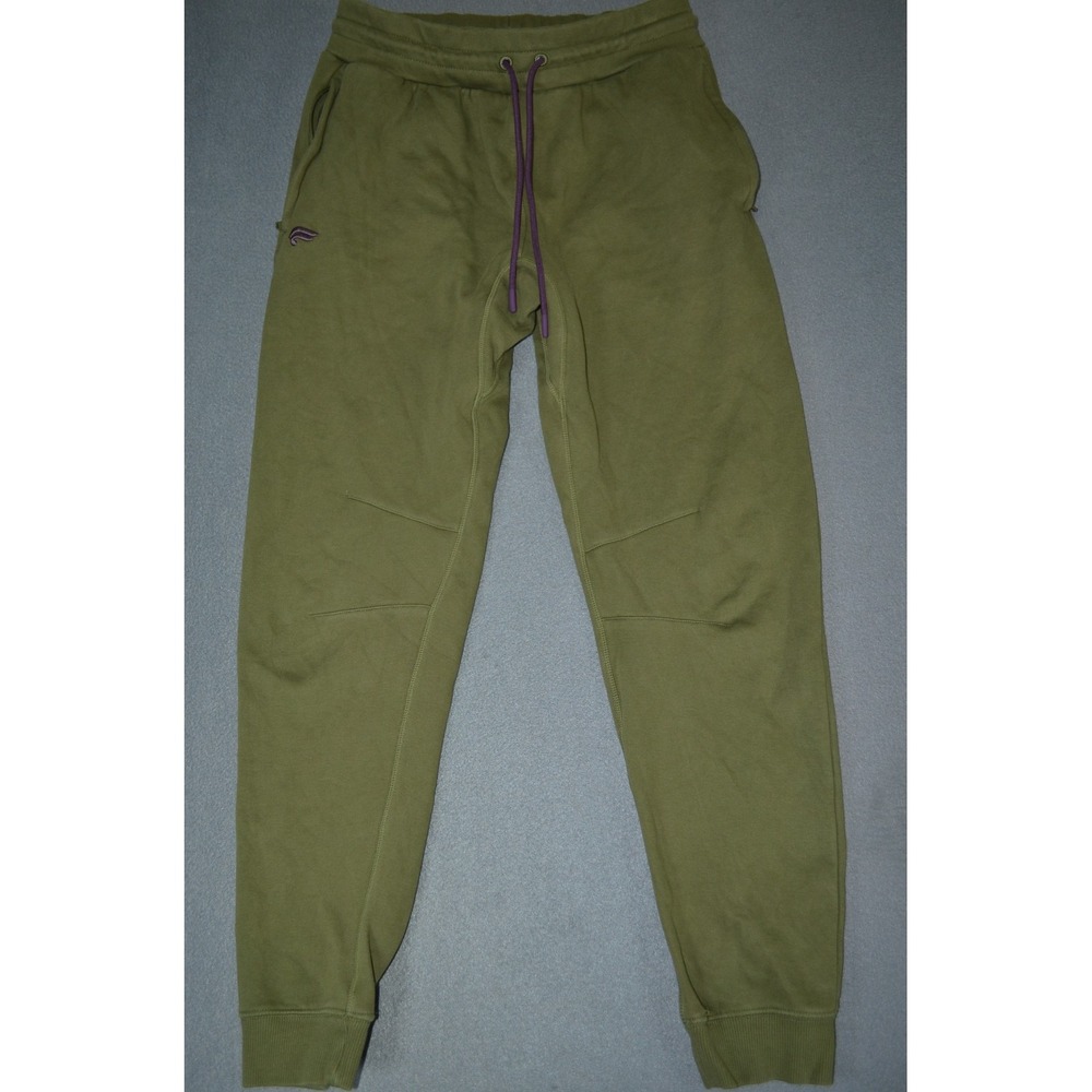 Fabletics Men The Go-To Jogger Dark Moss Green Sweatpants Size Medium M